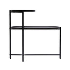 Small Coffee Tables 2-tier Modern Sofa Side Table with Wood Storage Shelf Living Room End Tables Nightstands