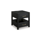 Signature Design by Ashley Winbardi Black End Table - 22W x 24D x 24H