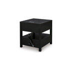 Signature Design by Ashley Winbardi Black End Table - 22W x 24D x 24H