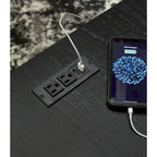 Signature Design by Ashley Winbardi Black End Table - 22W x 24D x 24H