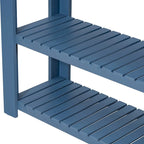 Entryway Console End Table with 4 Drawers and 2 Shelves for Hallway, Living Rooms