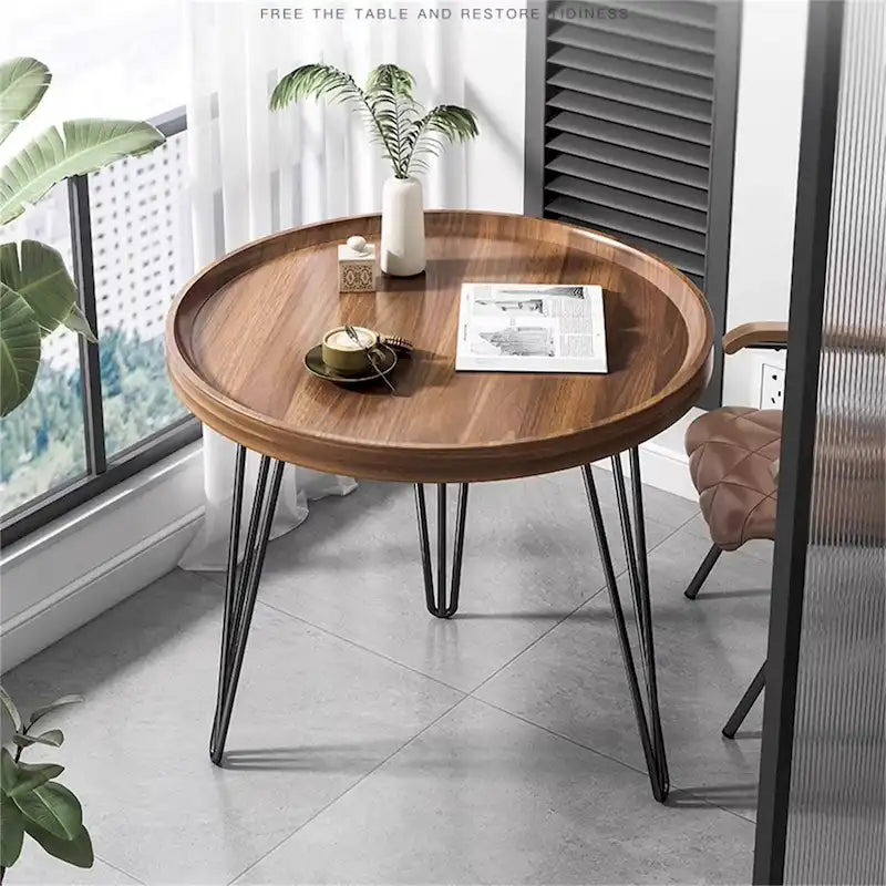 Walnut Modern Simple Living Room Coffee Table