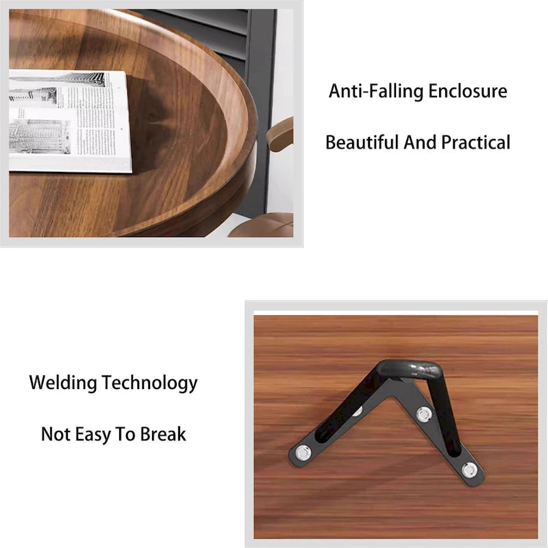 Walnut Modern Simple Living Room Coffee Table