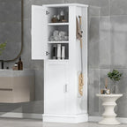 Freestanding Storage Cabinet with Hook