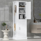 Freestanding Storage Cabinet with Hook