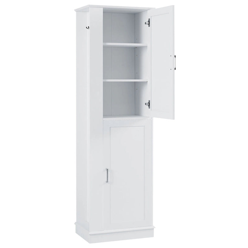 Freestanding Storage Cabinet with Hook