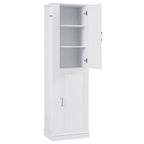 Freestanding Storage Cabinet with Hook