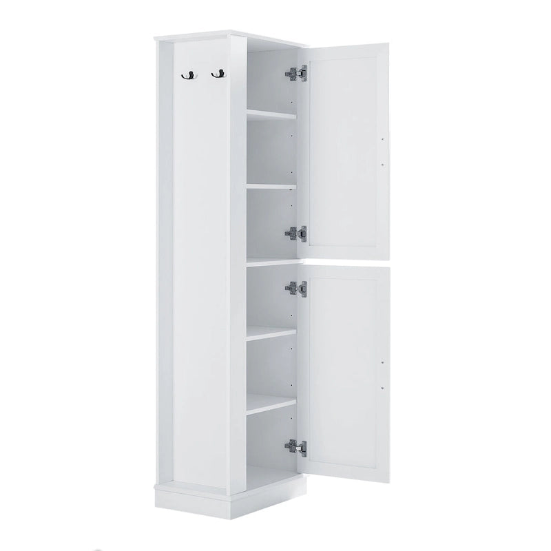 Freestanding Storage Cabinet with Hook