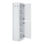 Freestanding Storage Cabinet with Hook