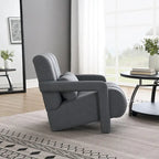 Modern Upholstered accent chair, Comfortable Linen Fabric with a pillow for Living room,bedroo,mLinen