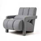 Modern Upholstered accent chair, Comfortable Linen Fabric with a pillow for Living room,bedroo,mLinen