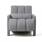 Modern Upholstered accent chair, Comfortable Linen Fabric with a pillow for Living room,bedroo,mLinen