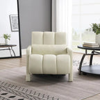 Modern Upholstered accent chair, Comfortable Linen Fabric with a pillow for Living room,bedroo,mLinen