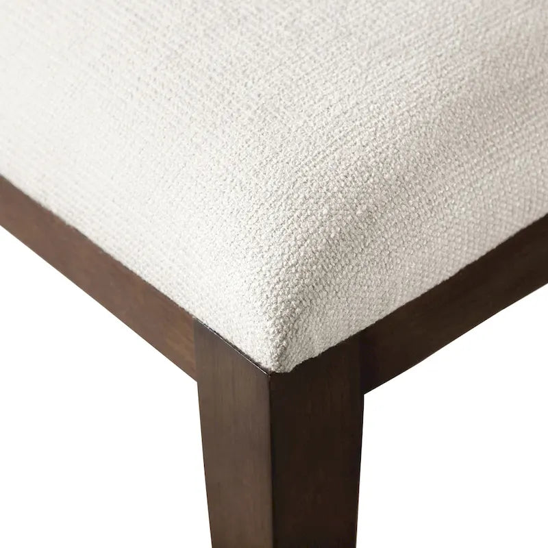 Furniture of America Liora Modern Dark Walnut Solid Wood Dining Chairs (Set of 2)