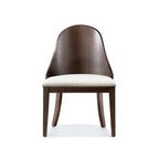 Furniture of America Liora Modern Dark Walnut Solid Wood Dining Chairs (Set of 2)