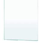 SAFAVIEH Home Katelyn Rectangular Contemporary Glass Leg Coffee Table - 43Wx24Dx16H